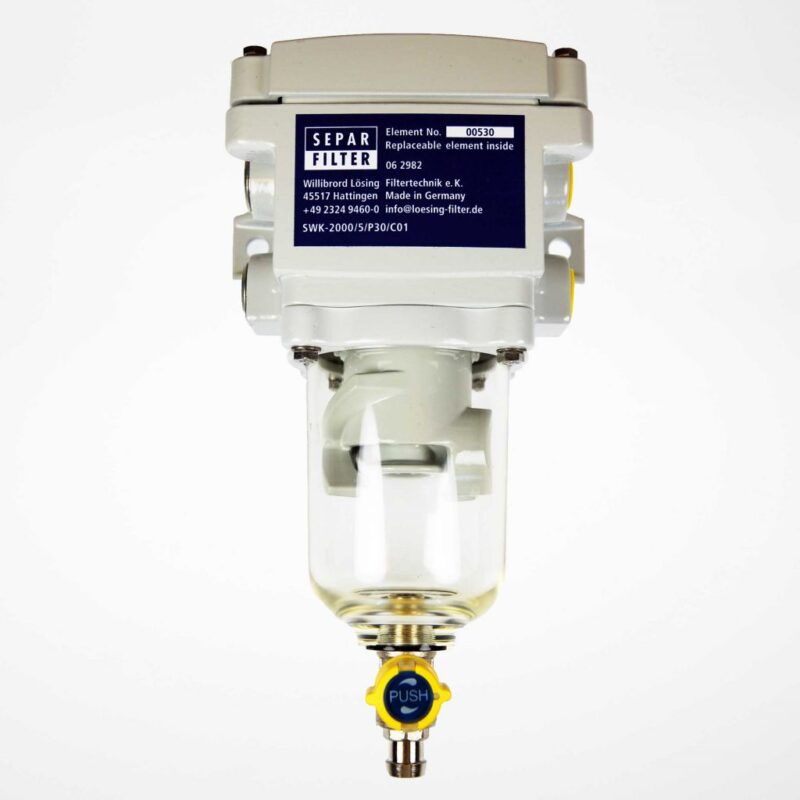 Separ Diesel Forfilter med vannutskiller -